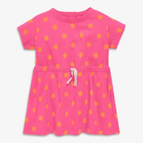 Clearance baby drawstring dress in dot