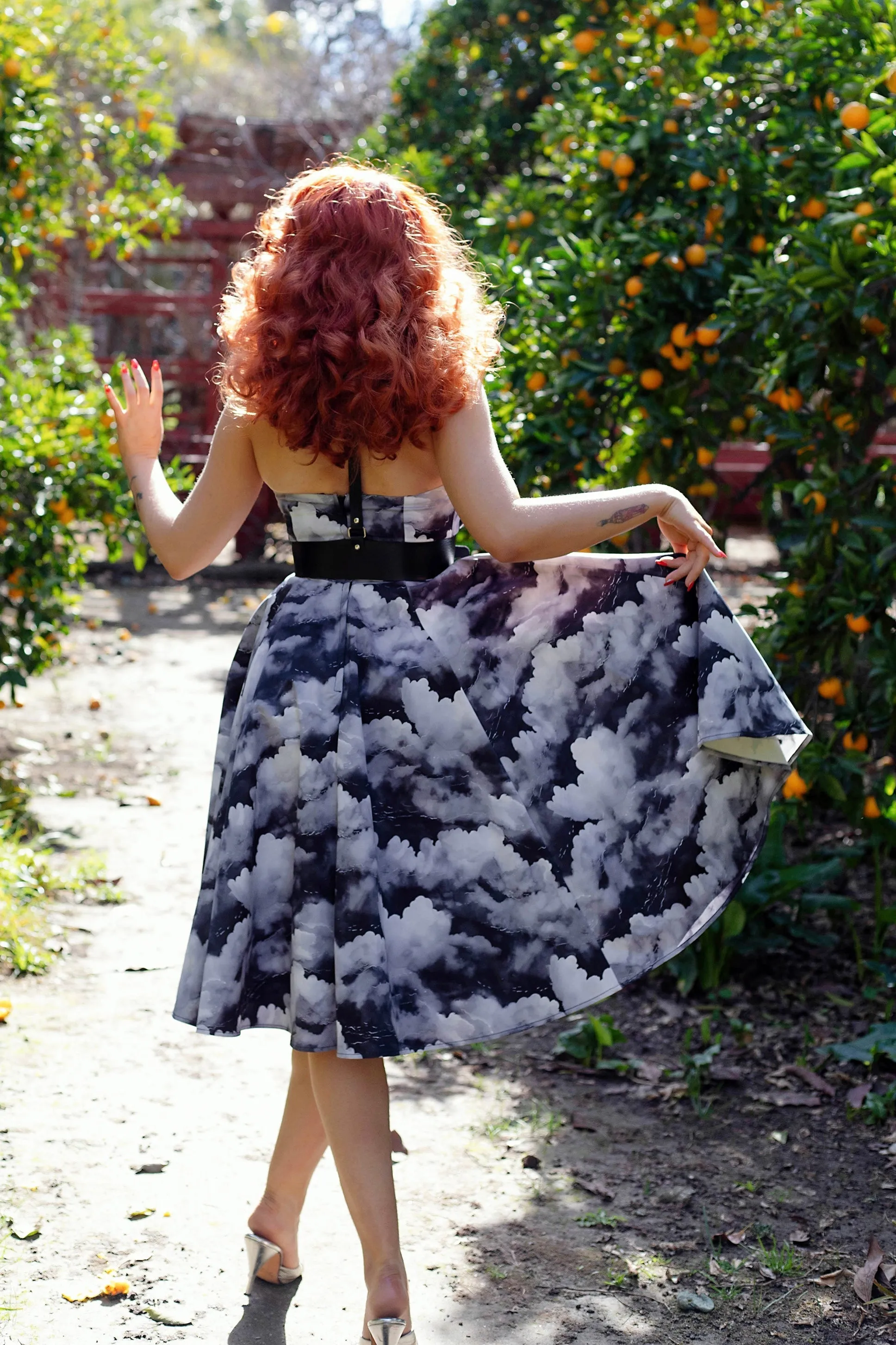 Cloud Strapless Harness Dress