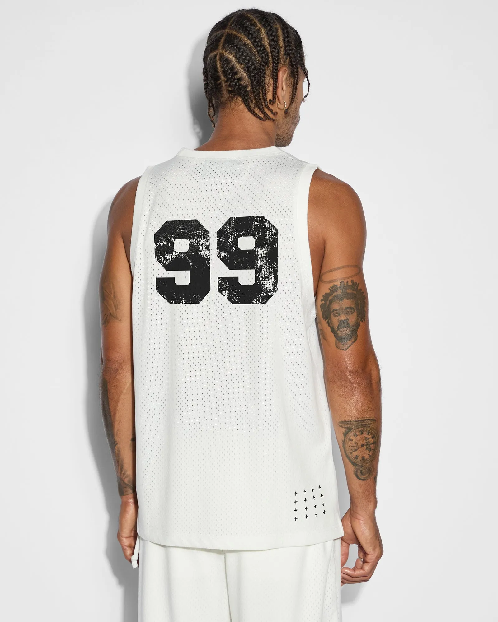 CLUBHOUSE PICK UP SINGLET WHITE