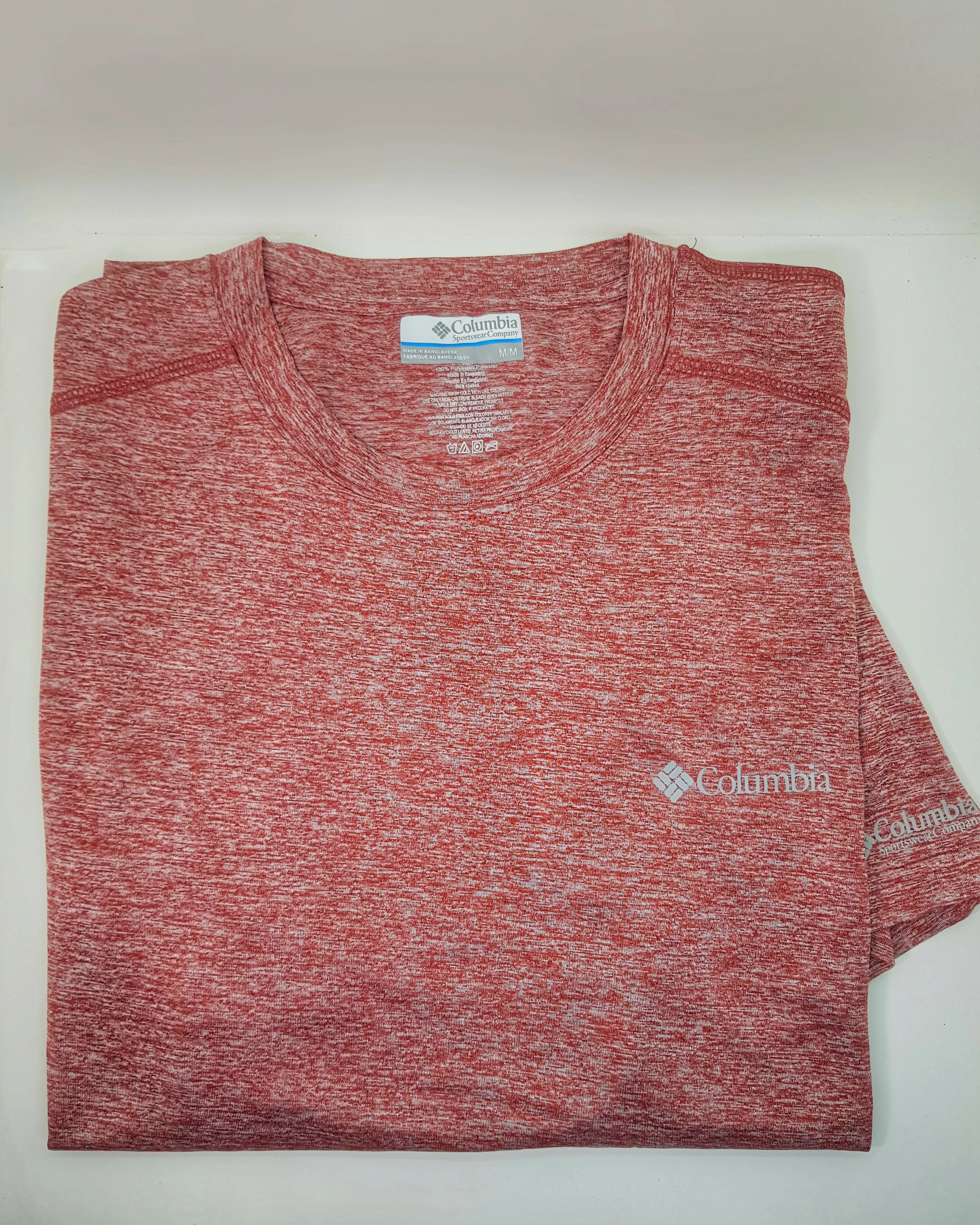 COLUMBIA° TECHNICAL TEE Omni-Wick™ UPF 15 - Maroon