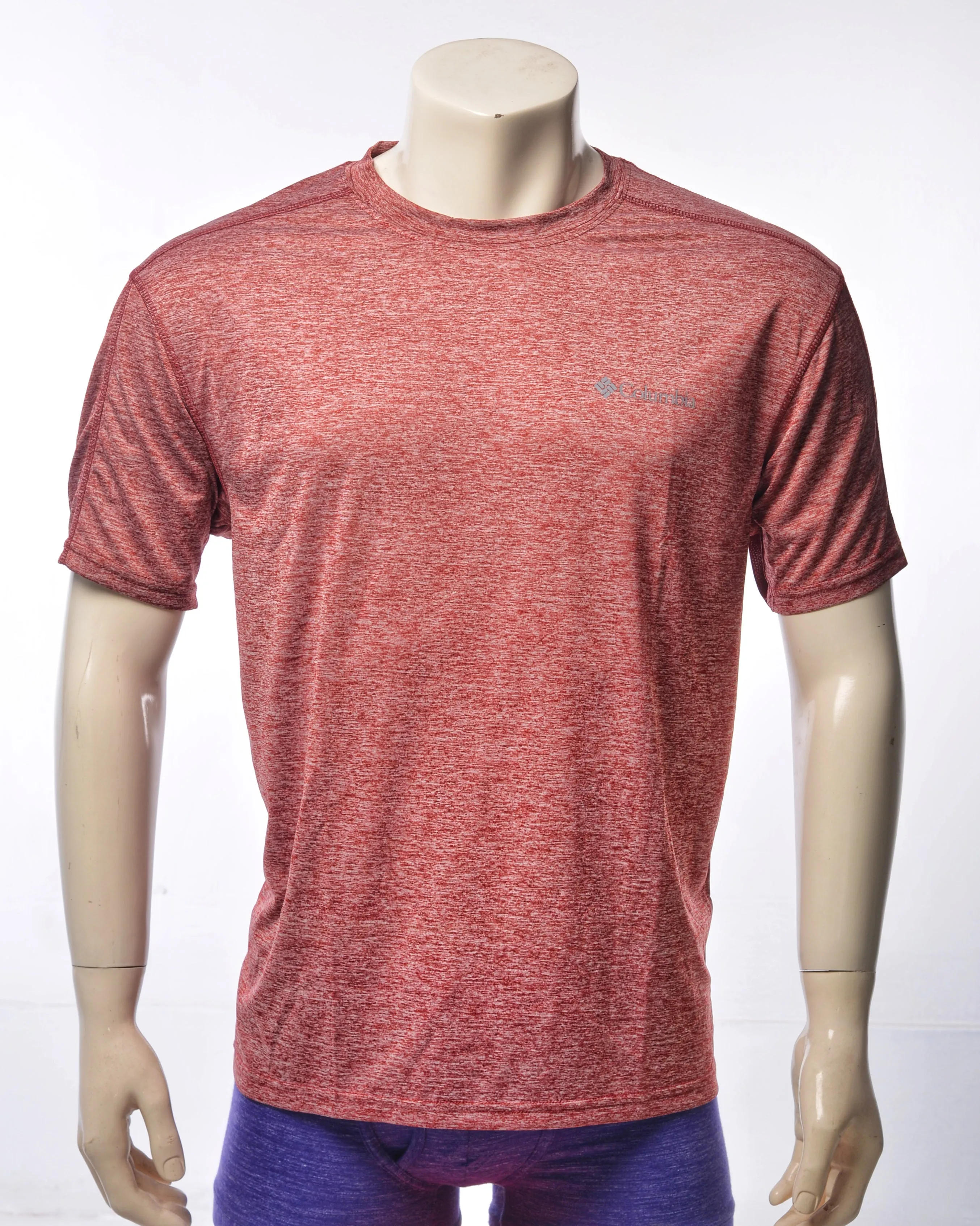 COLUMBIA° TECHNICAL TEE Omni-Wick™ UPF 15 - Maroon