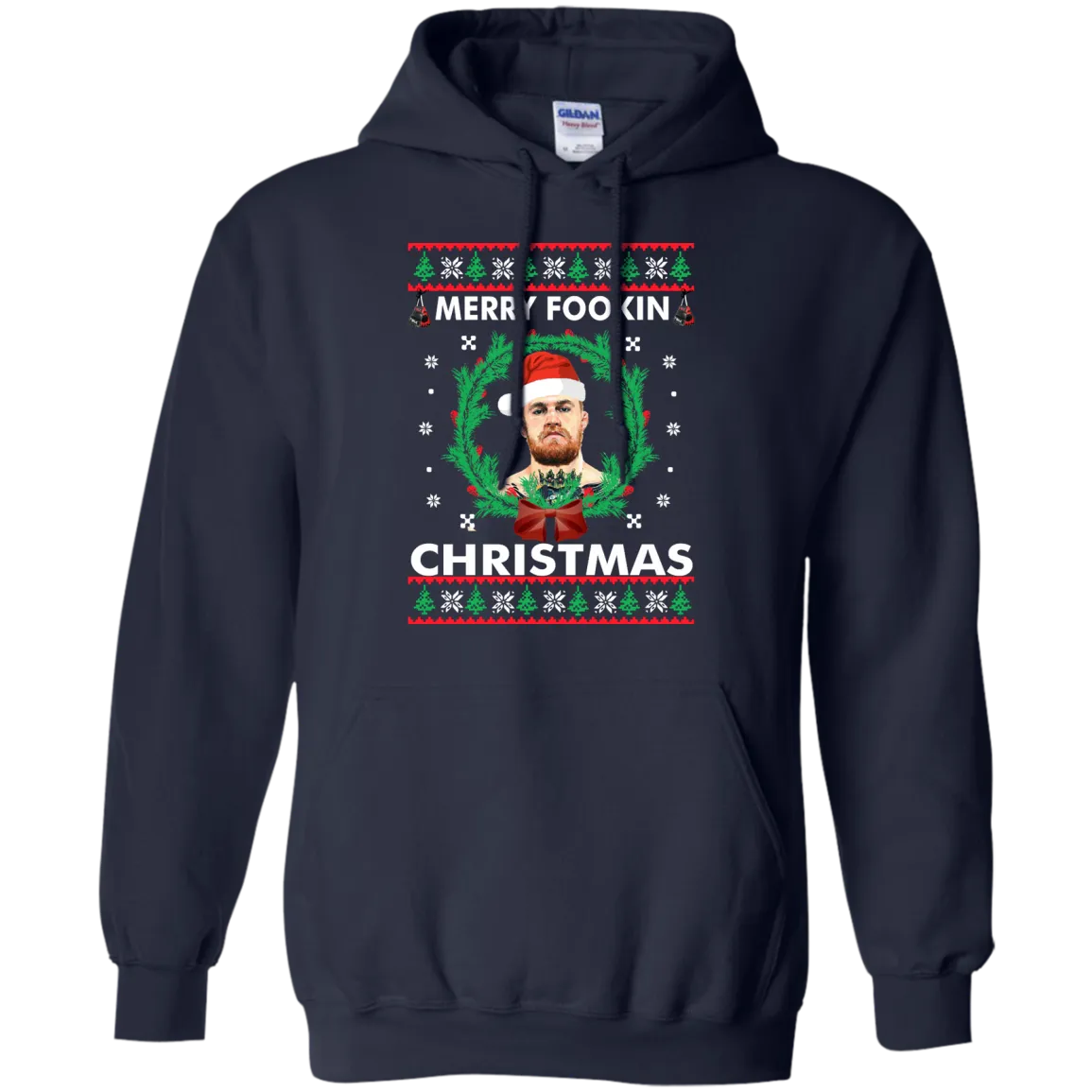 Conor Mcgregor Christmas Sweater, Shirt: Merry Fookin Xmas