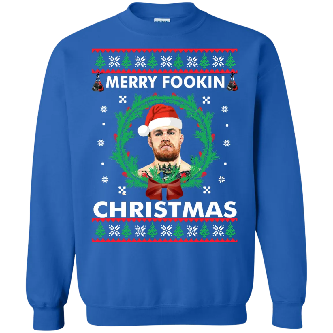 Conor Mcgregor Christmas Sweater, Shirt: Merry Fookin Xmas