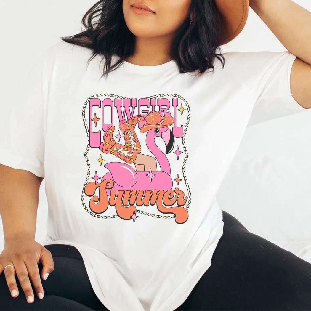 Cowgirl Summer Graphic T-Shirt - SU301