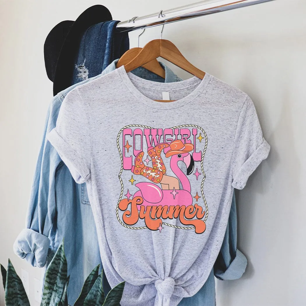 Cowgirl Summer Graphic T-Shirt - SU301