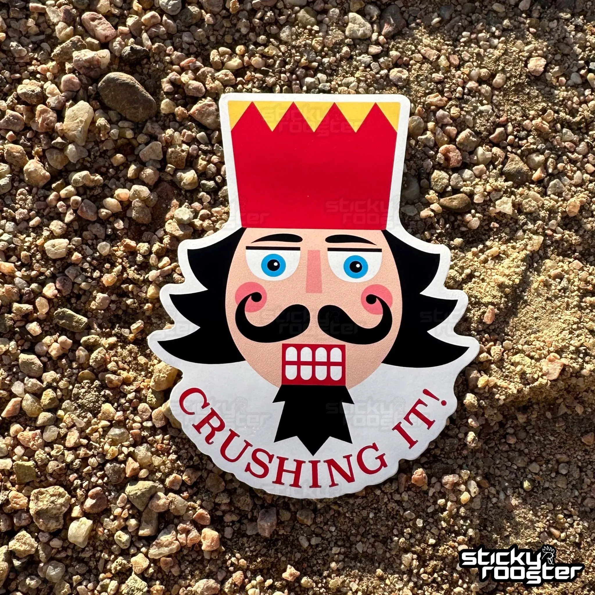 Crushing It sticker