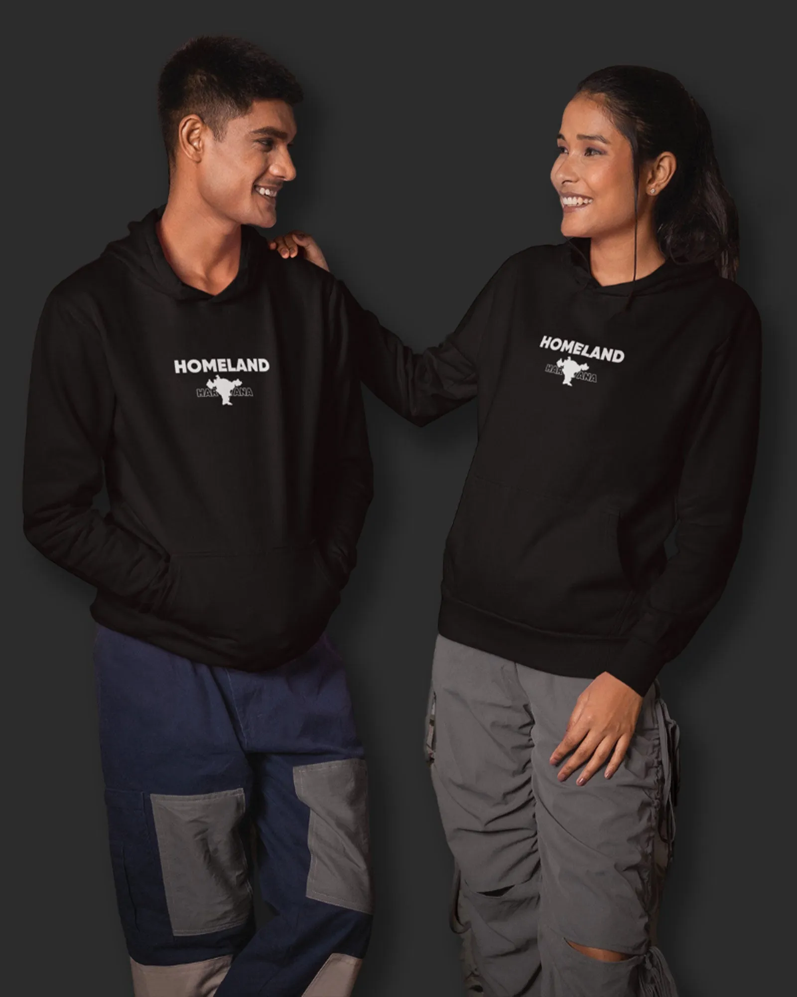 Dhanwaad Hoodie: Black