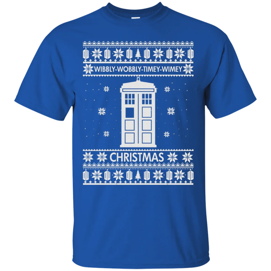 Doctor Who Christmas Sweater: Wibbly Wobbly Timey Wimey Christmas