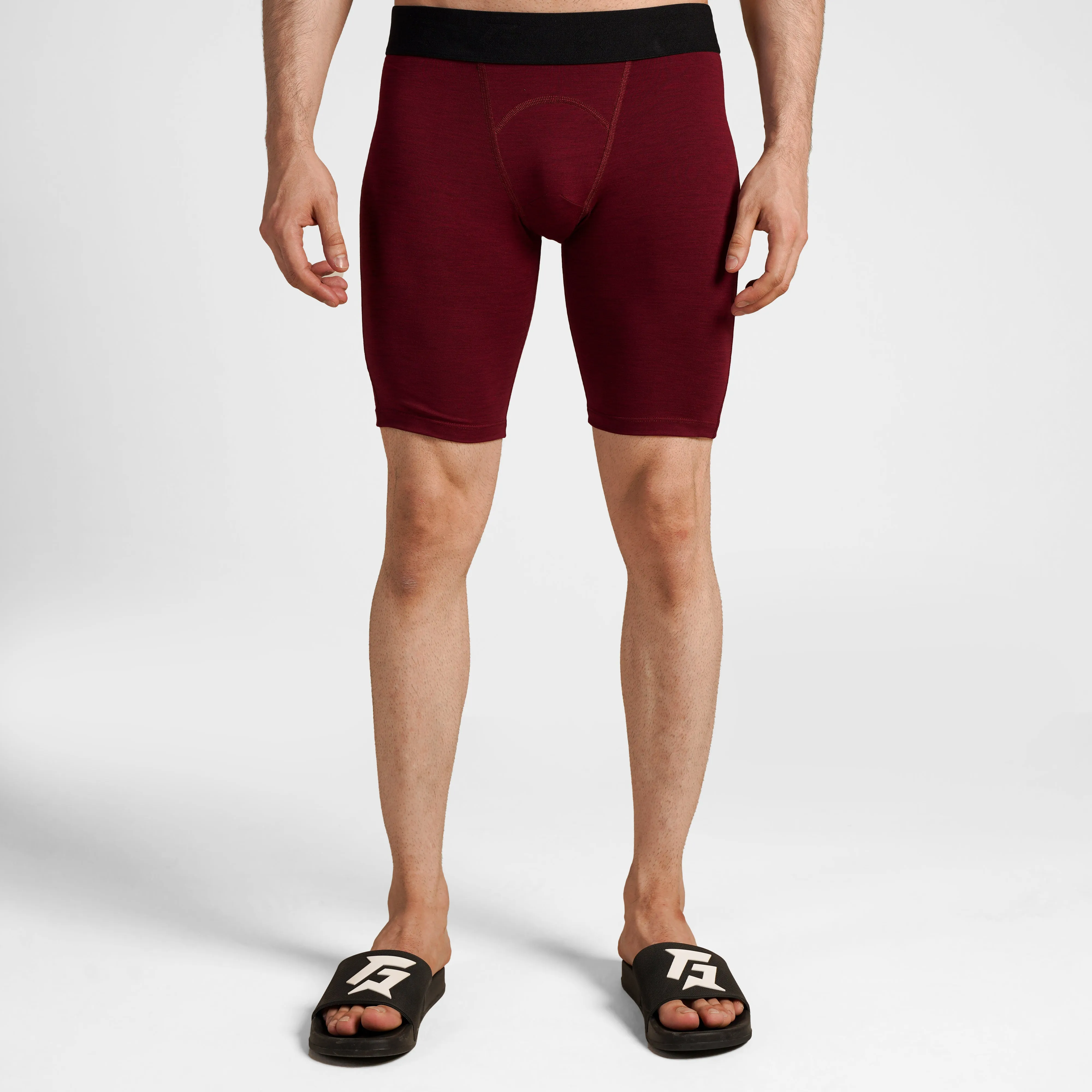 Elite Compression Shorts (Maroon)