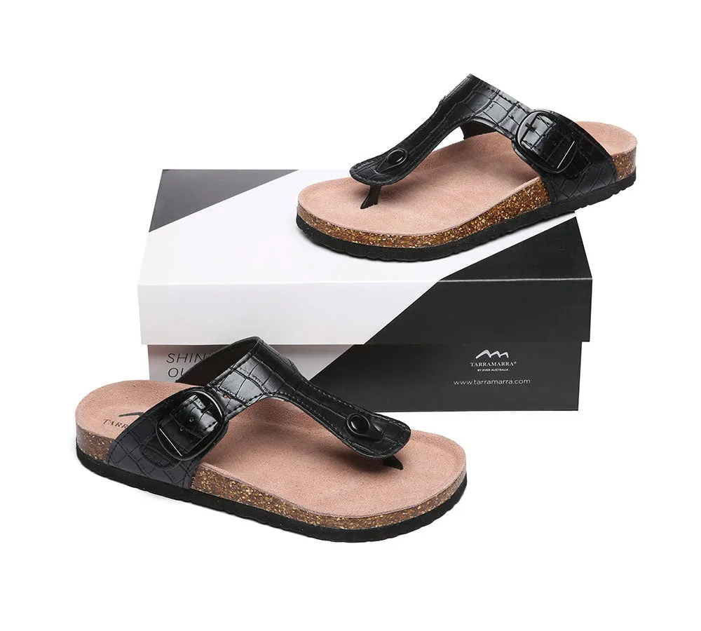 Embossed Summer Beach Unisex Slip-On Lindsay Sandals