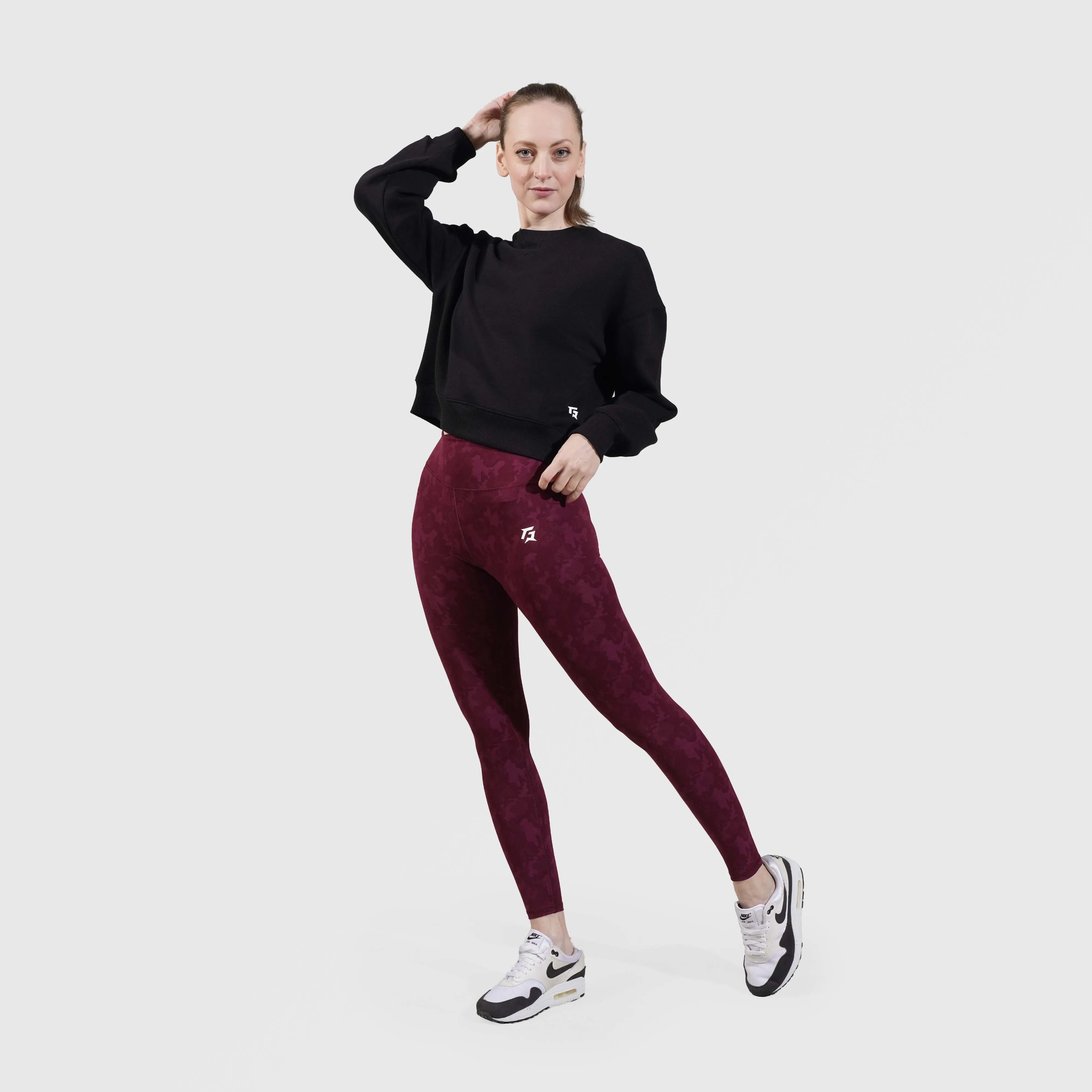 Enthrall Leggings 2.0 (Maroon)