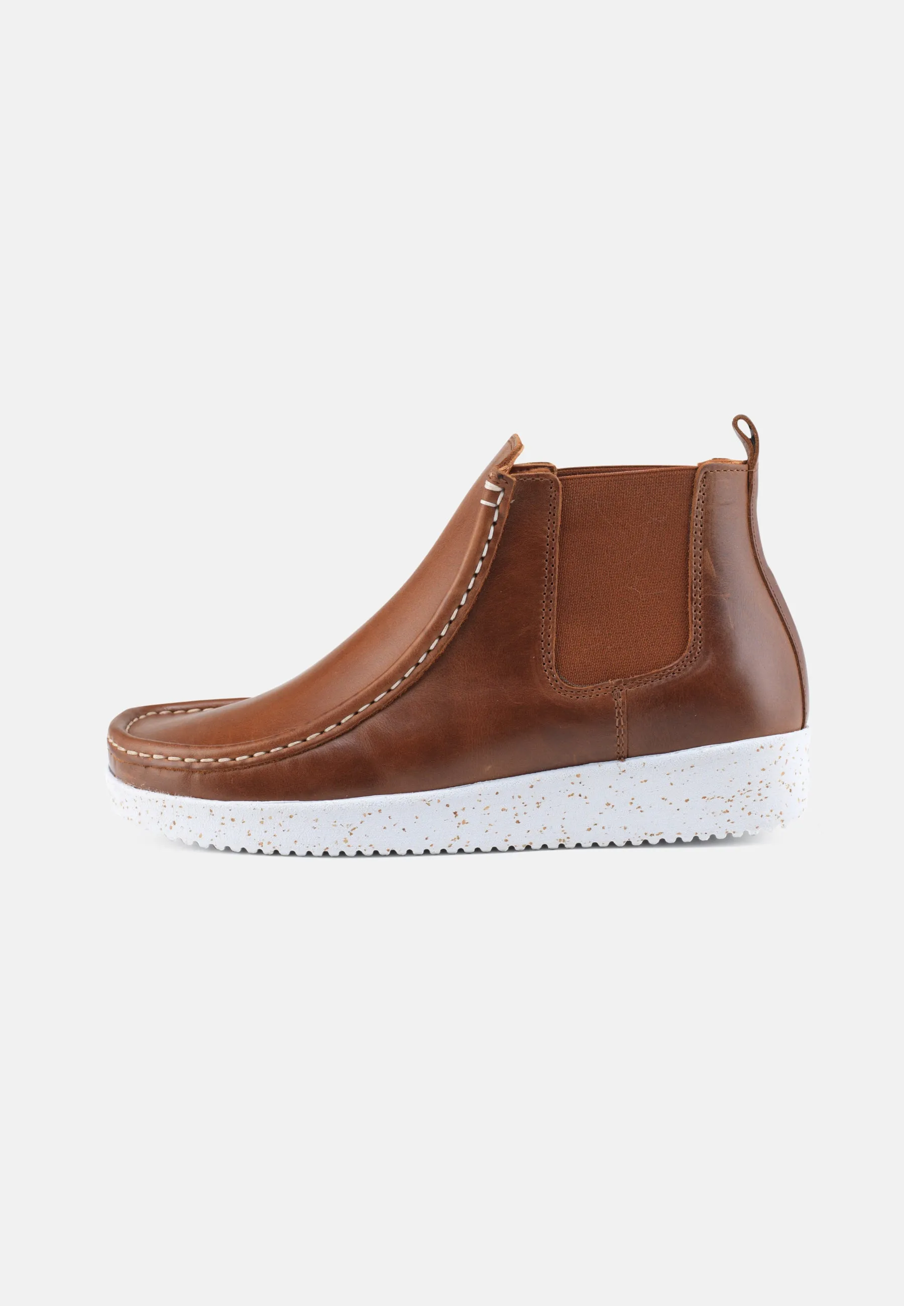 Ester Støvle Pull Up Leather - Tobacco