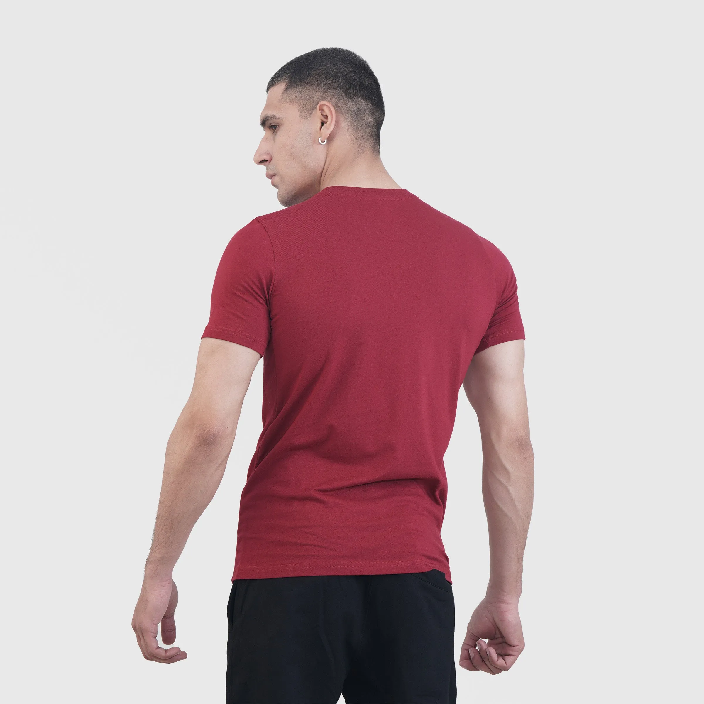 Flex Fit Tee (Maroon)