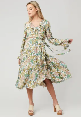 Floral Angelique Paysanne Dress - WD0425P