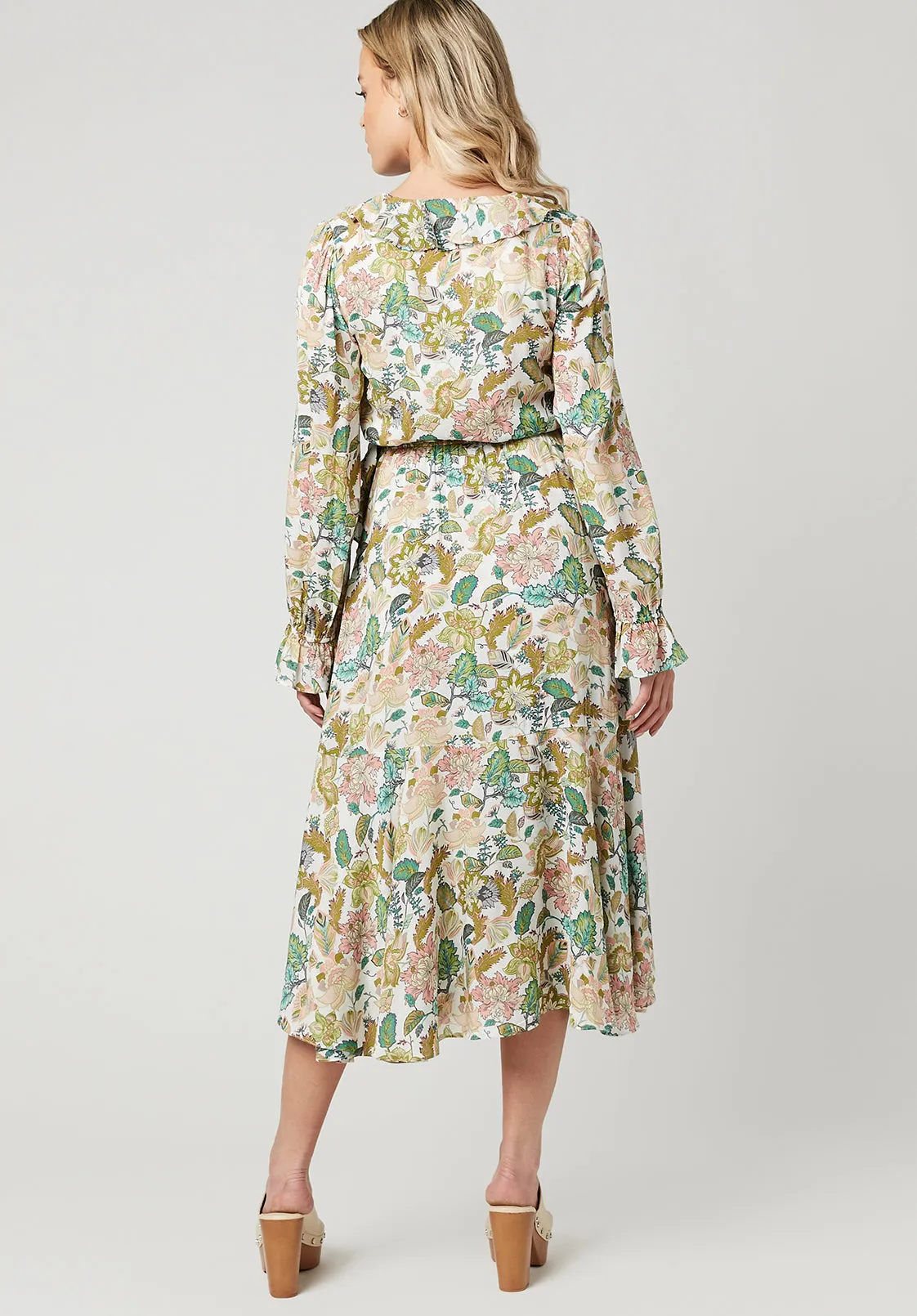 Floral Angelique Paysanne Dress - WD0425P