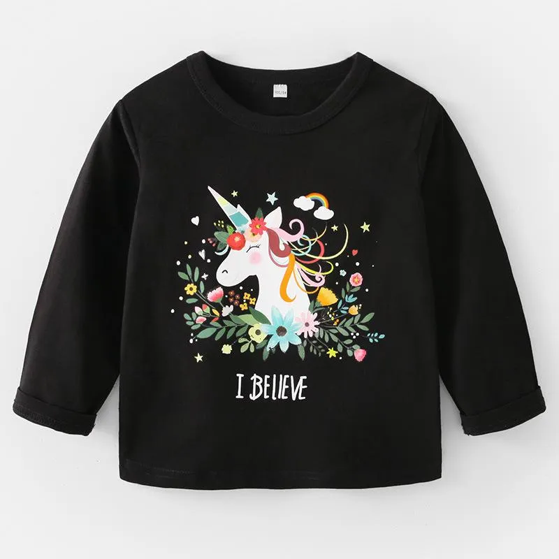 Flower crowned Unicorn Top