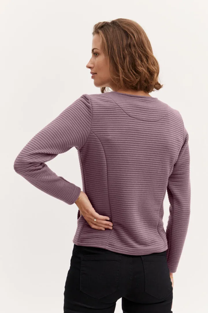 Fransa Cardigan  20610999 Plum