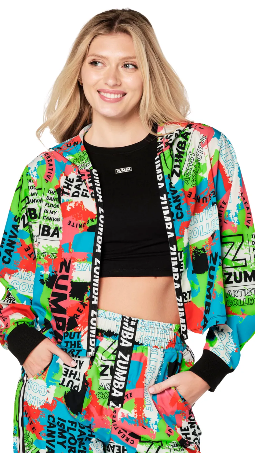 Free To Create Zip-Up Crop Jacket (Special Order)