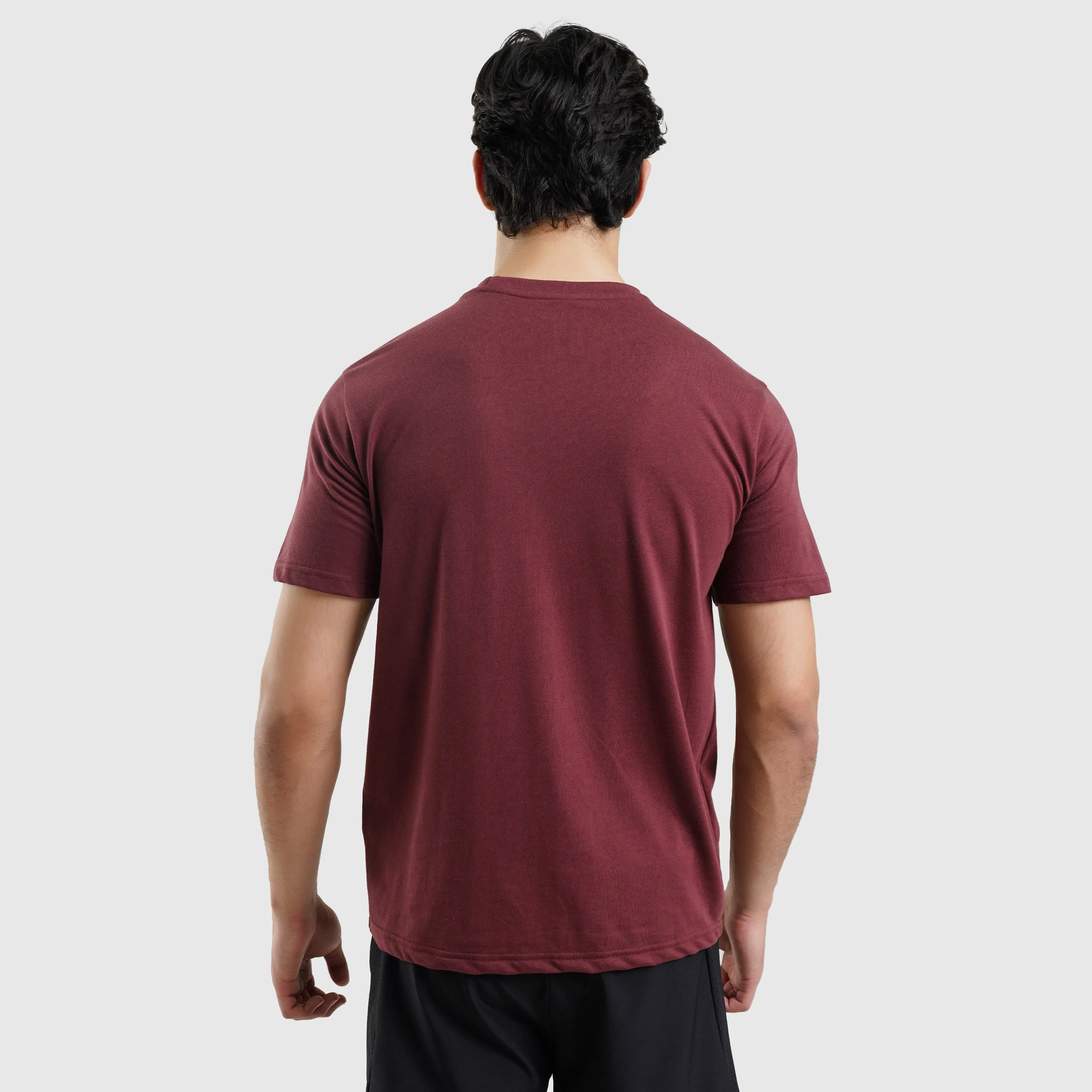 Front Signature Tee (Maroon)