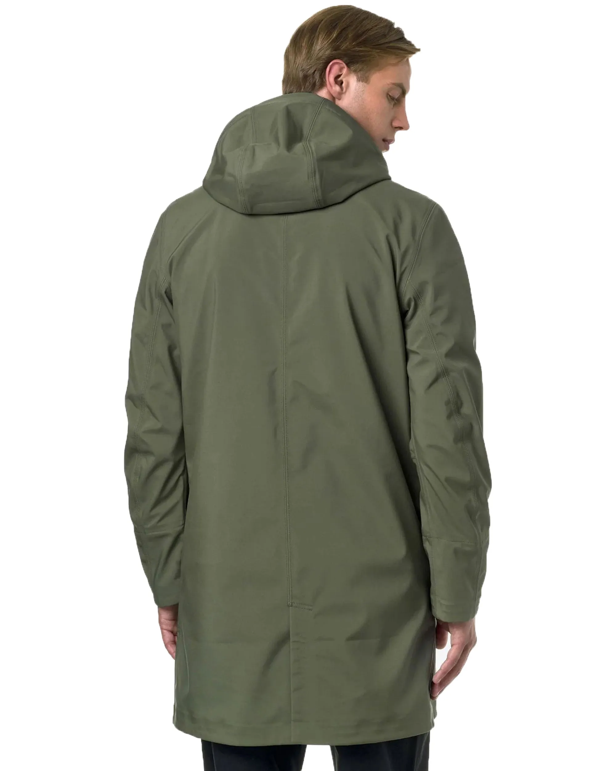 Giacca Uomo K-Way Thomas Bonded Vislon Verde