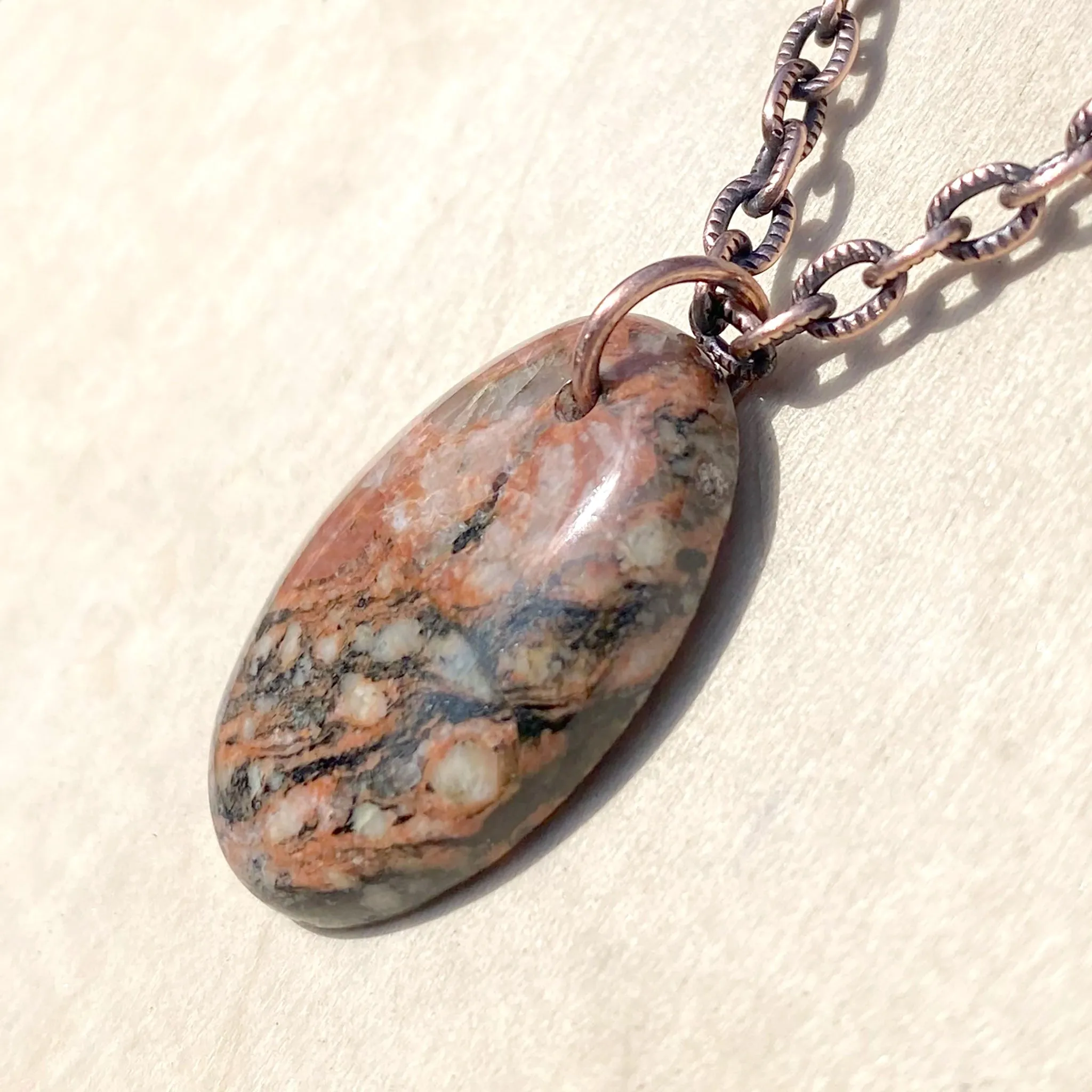 Granite Pendant Necklace