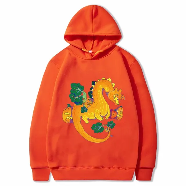 Halloween Pumpkin Dragon Cartoon Printed Children&#39;s Hoodie Sweatshirt Children&#39;s Clothing for Men and Women Tong Chunqiu