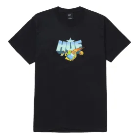 HUF HUFADELIC S/S TEE-BLACK