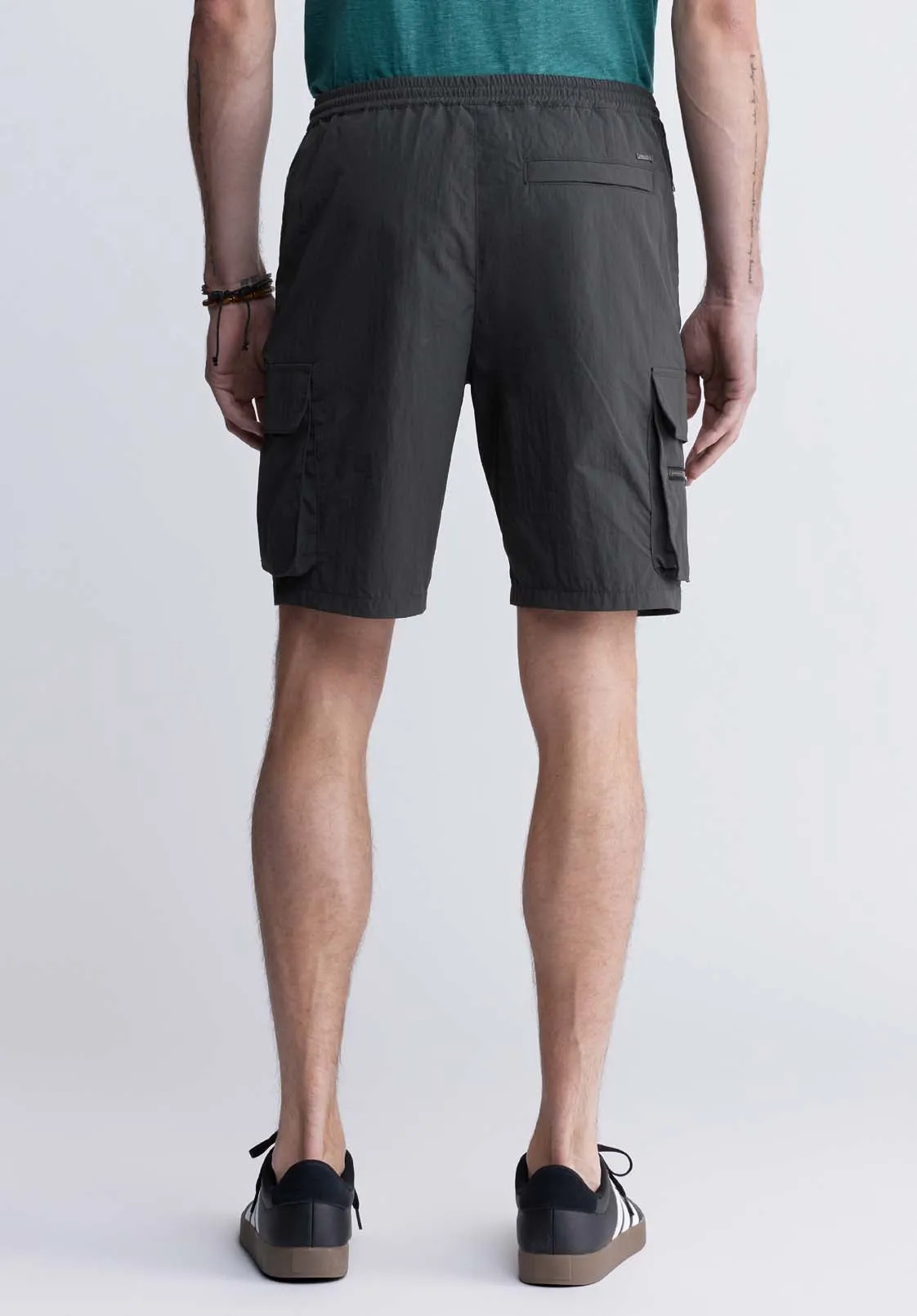 Hult Men’s Drawstring Shorts in Charcoal - BM24342