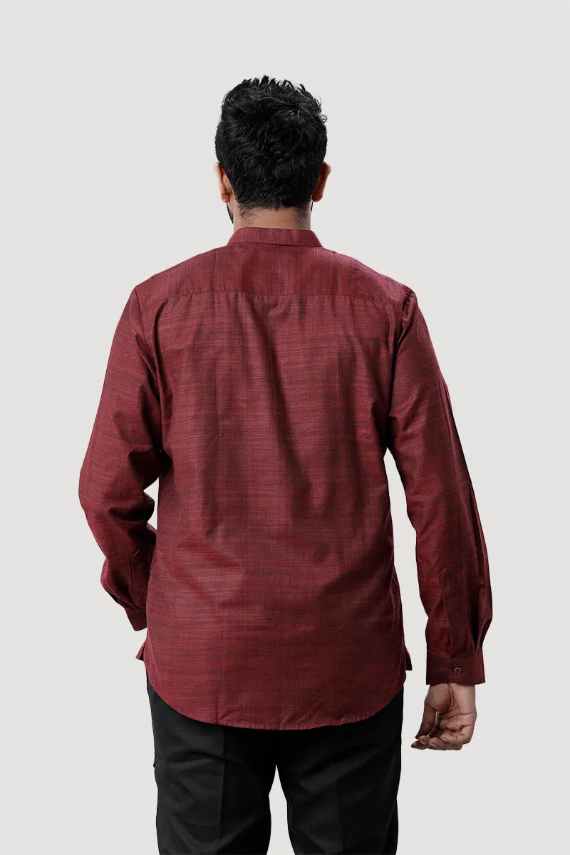 Iconic - Red Short Kurta for Men | Uathayam