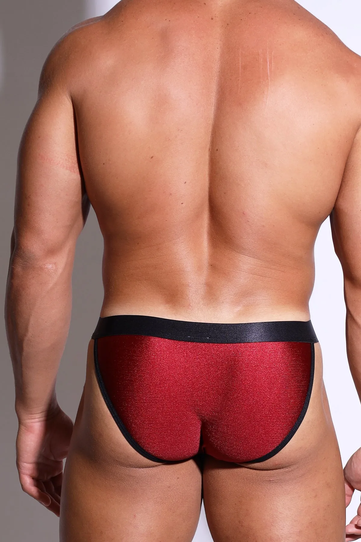 Impetus Bikini Brief - Shiny Maroon