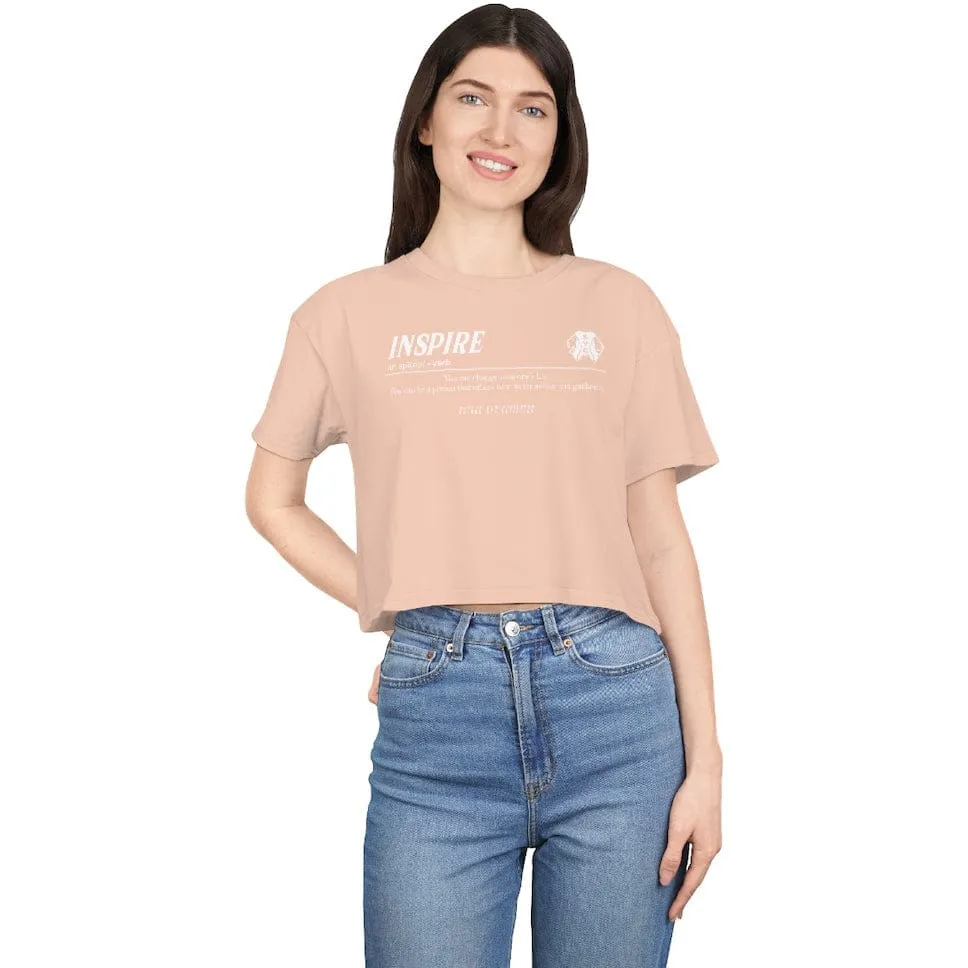 INSPIRE- Women's Crop Tee