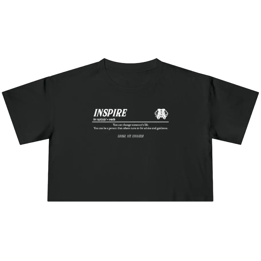 INSPIRE- Women's Crop Tee