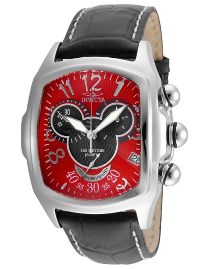 INVICTA Disney Limited Edition Mens Lupah Watch - Red Dial - Mickey - 100M