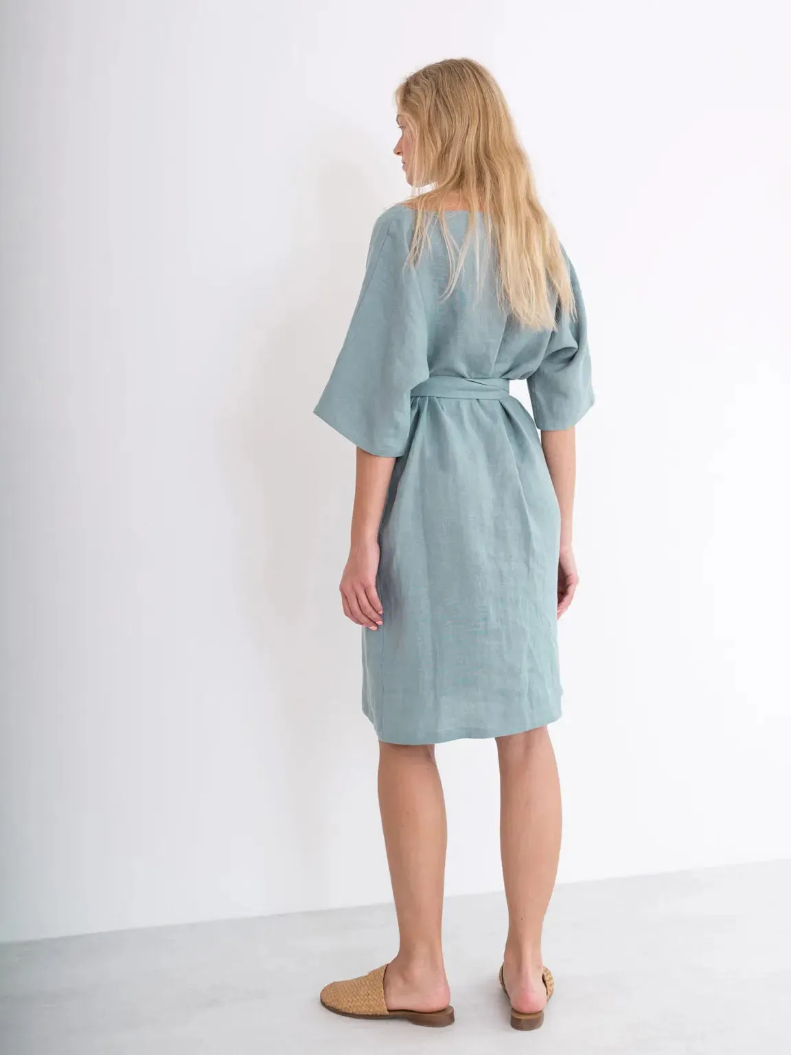 Isabel Linen Dress by Love And Confuse