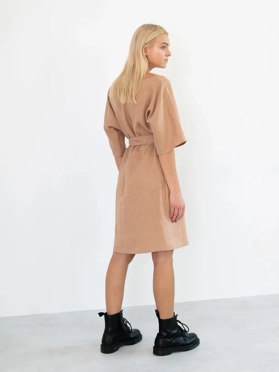 Isabel Linen Dress by Love And Confuse