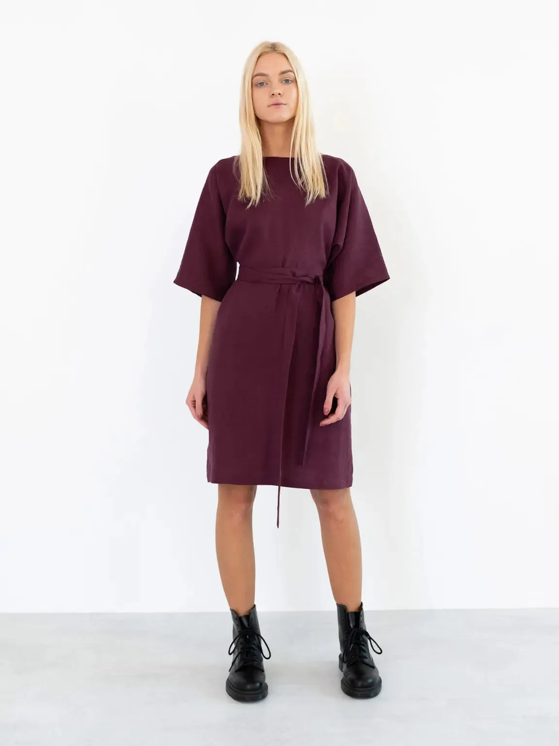 Isabel Linen Dress by Love And Confuse