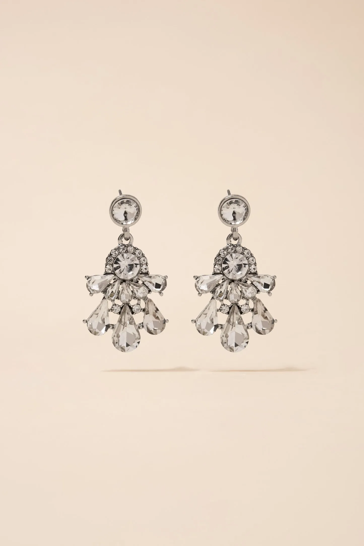 Janet Small Teardrop Chandelier Earrings