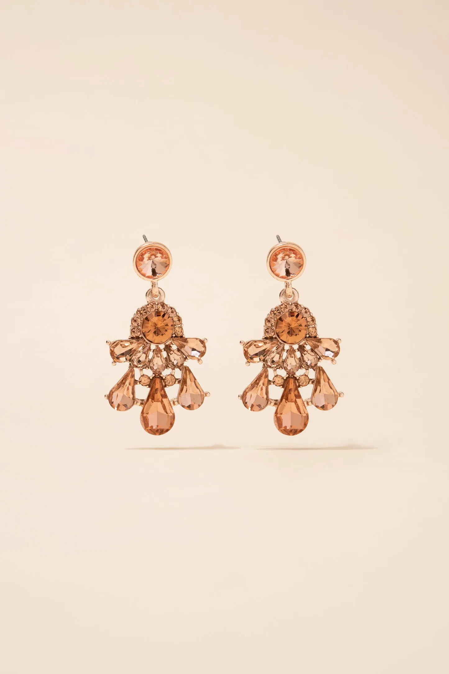 Janet Small Teardrop Chandelier Earrings