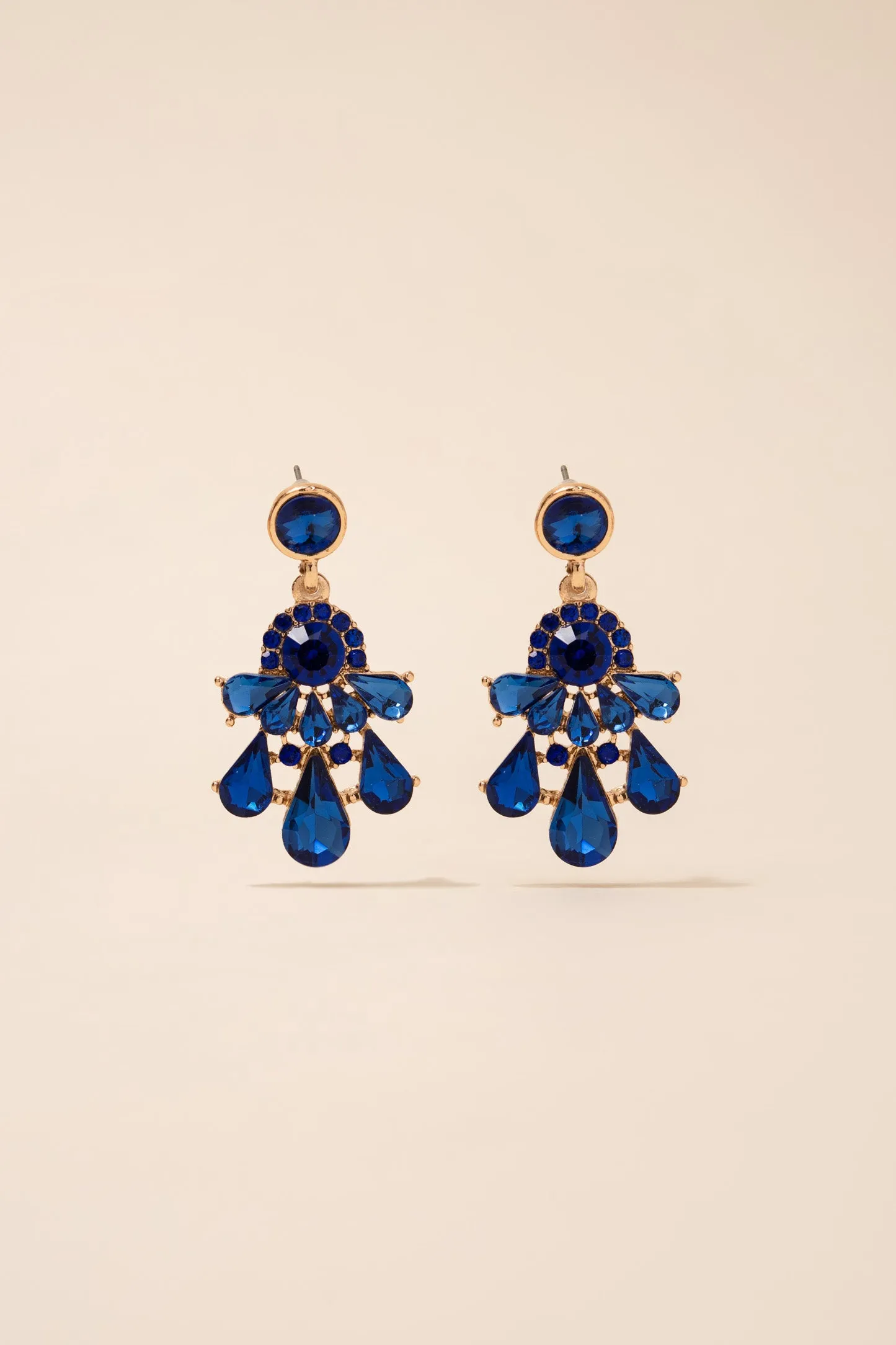 Janet Small Teardrop Chandelier Earrings