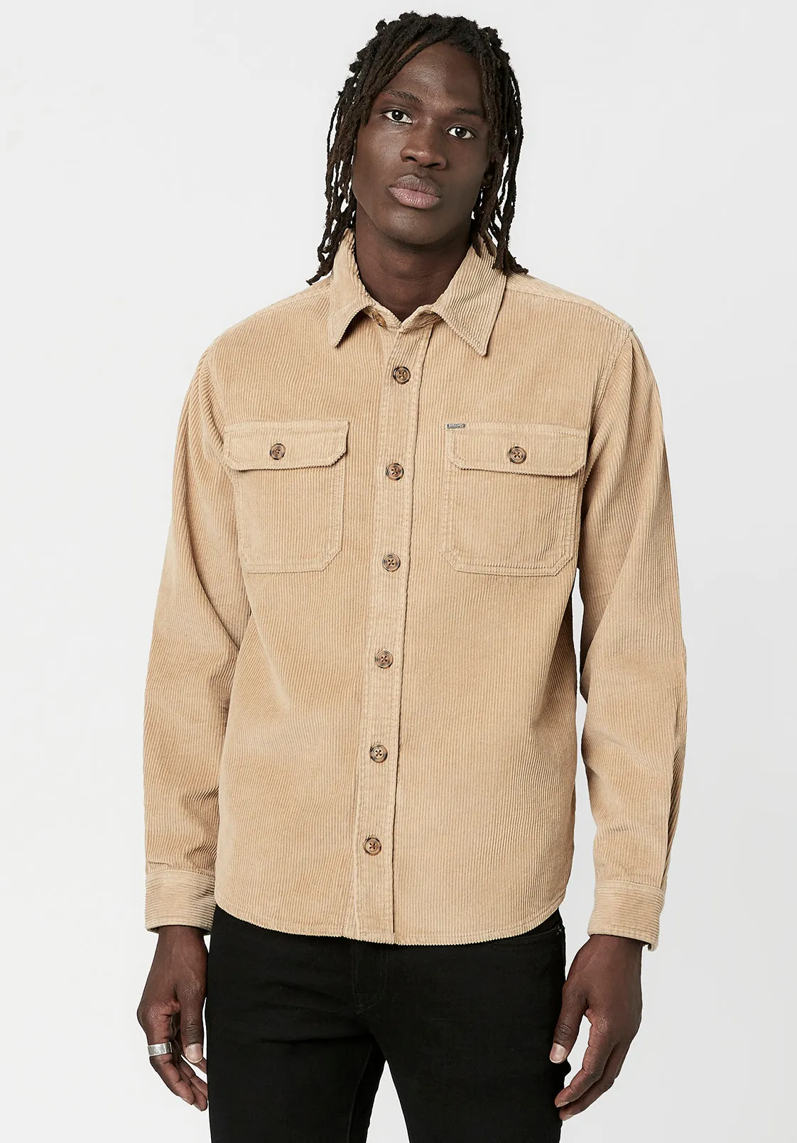 Jarome Men's Classic Corduroy Jacket in Tan - BM23781