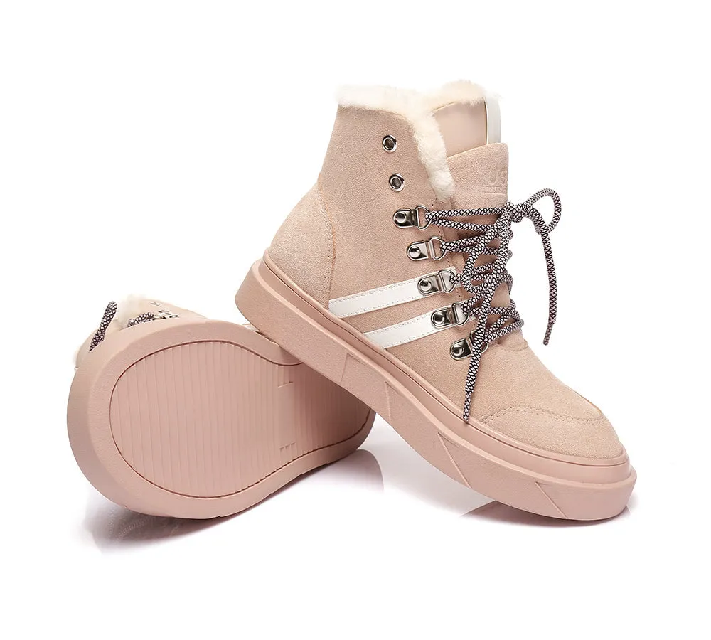 Lace Up Fashion Sneaker Women Boots Vicki