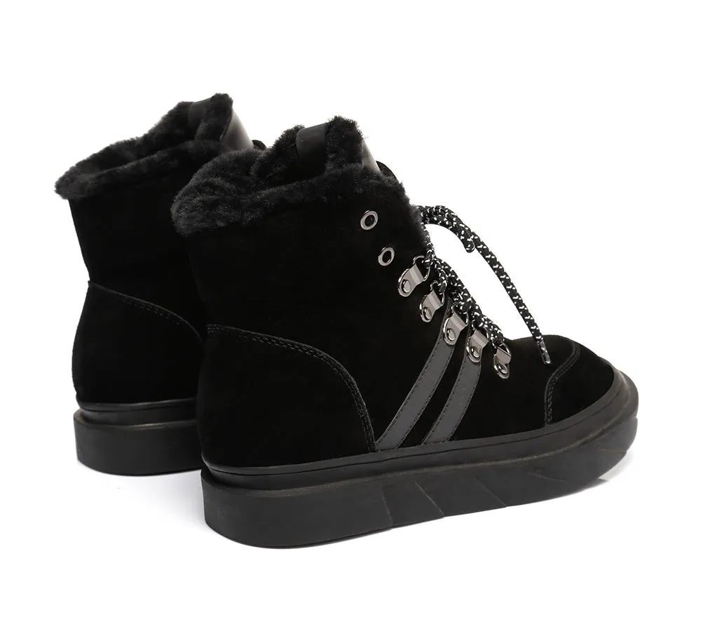 Lace Up Fashion Sneaker Women Boots Vicki