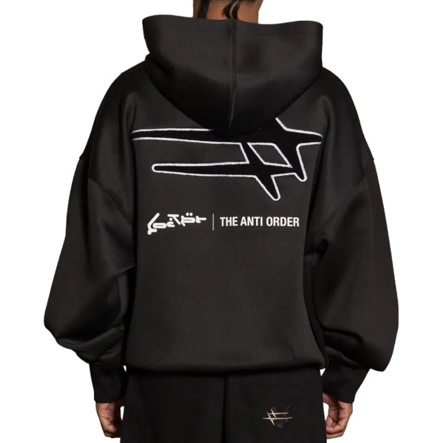 Loiter X The Anti Order Zip Hoodie (Black)