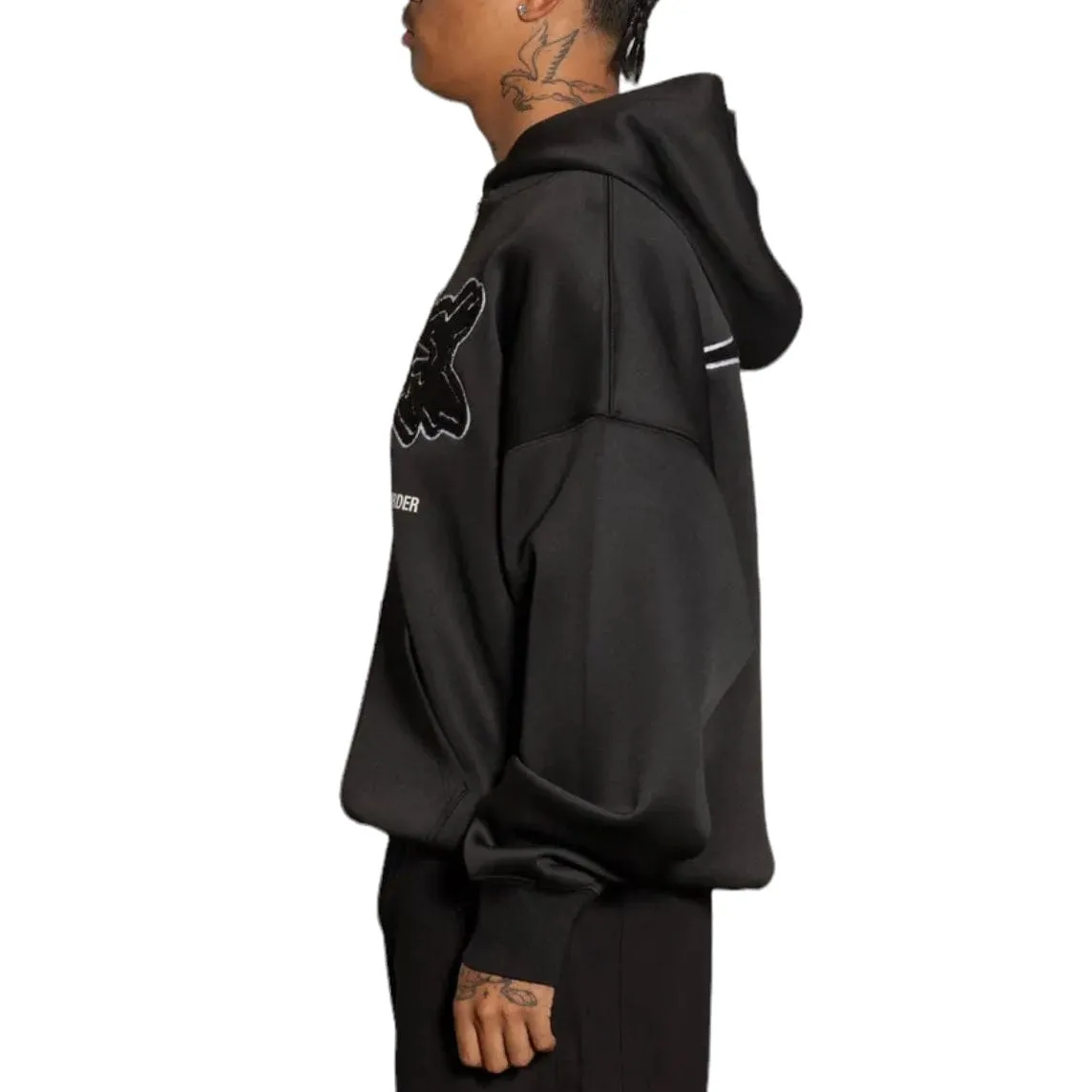 Loiter X The Anti Order Zip Hoodie (Black)