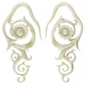 Lush Earrings - Bone