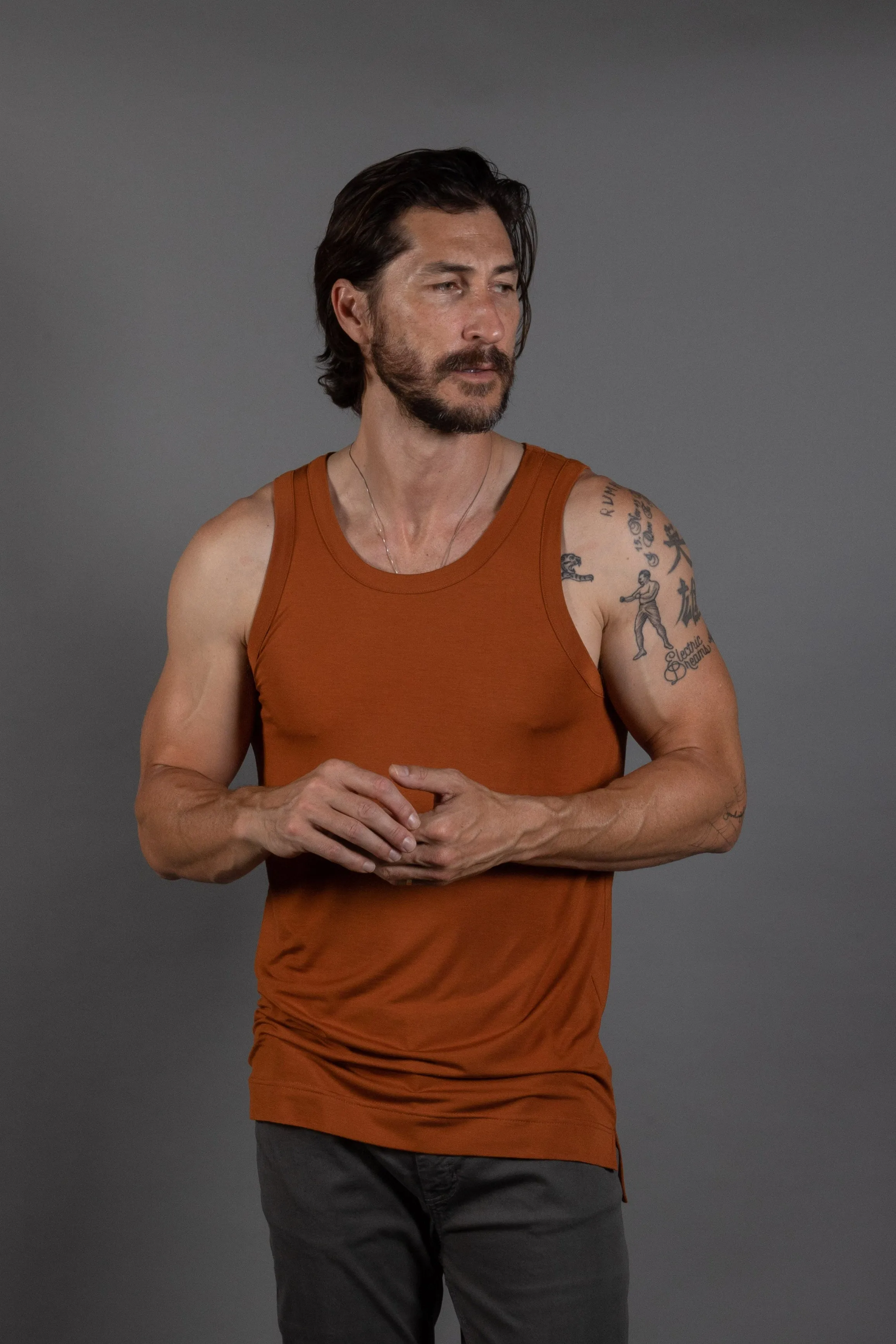 Men's Modal Hi-Lo Tank