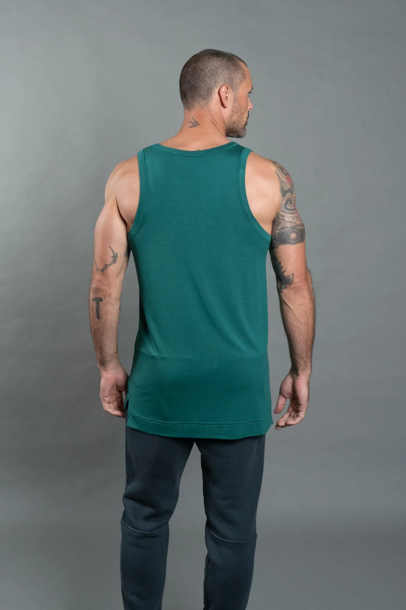 Men's Modal Hi-Lo Tank