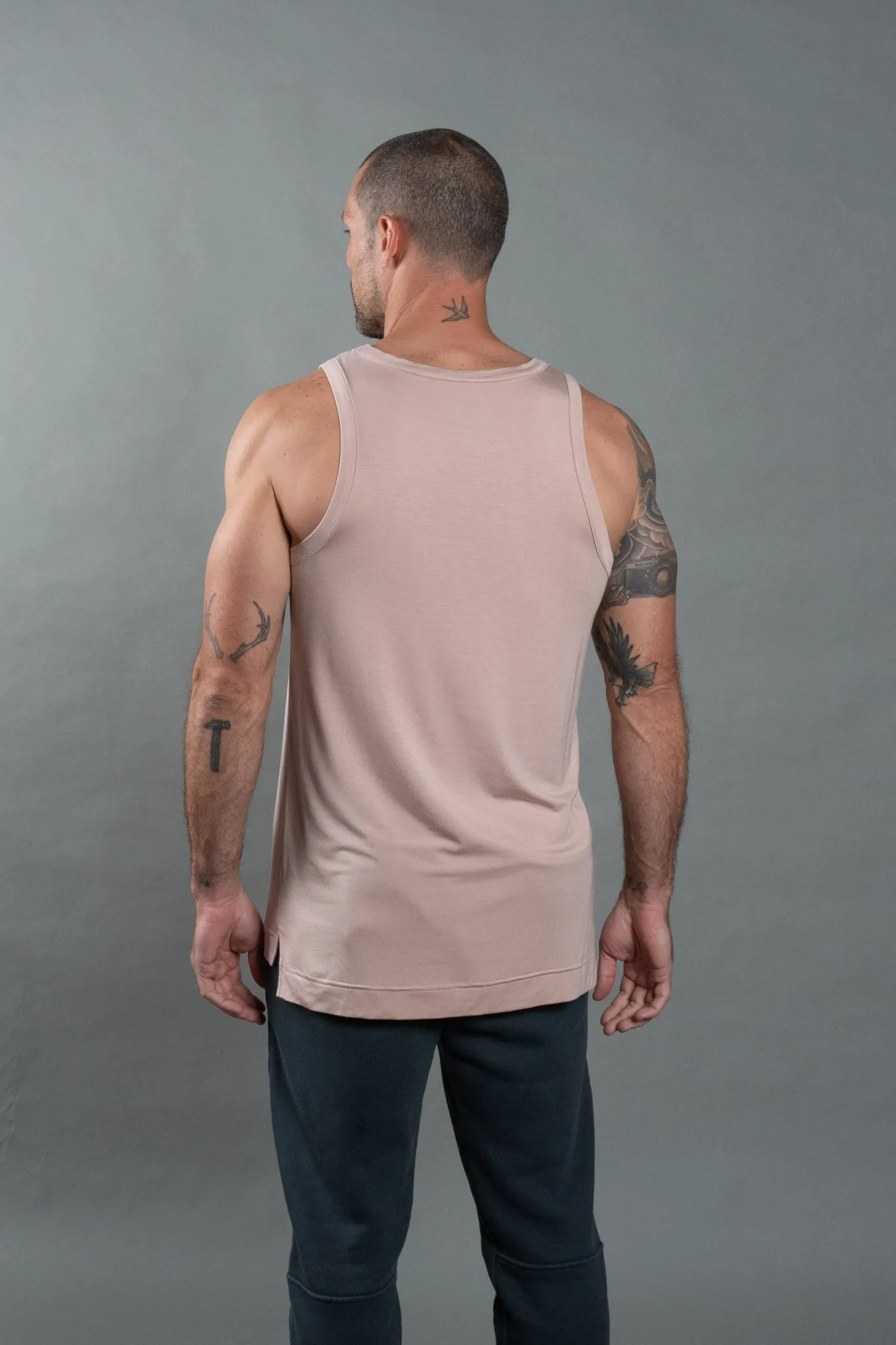 Men's Modal Hi-Lo Tank