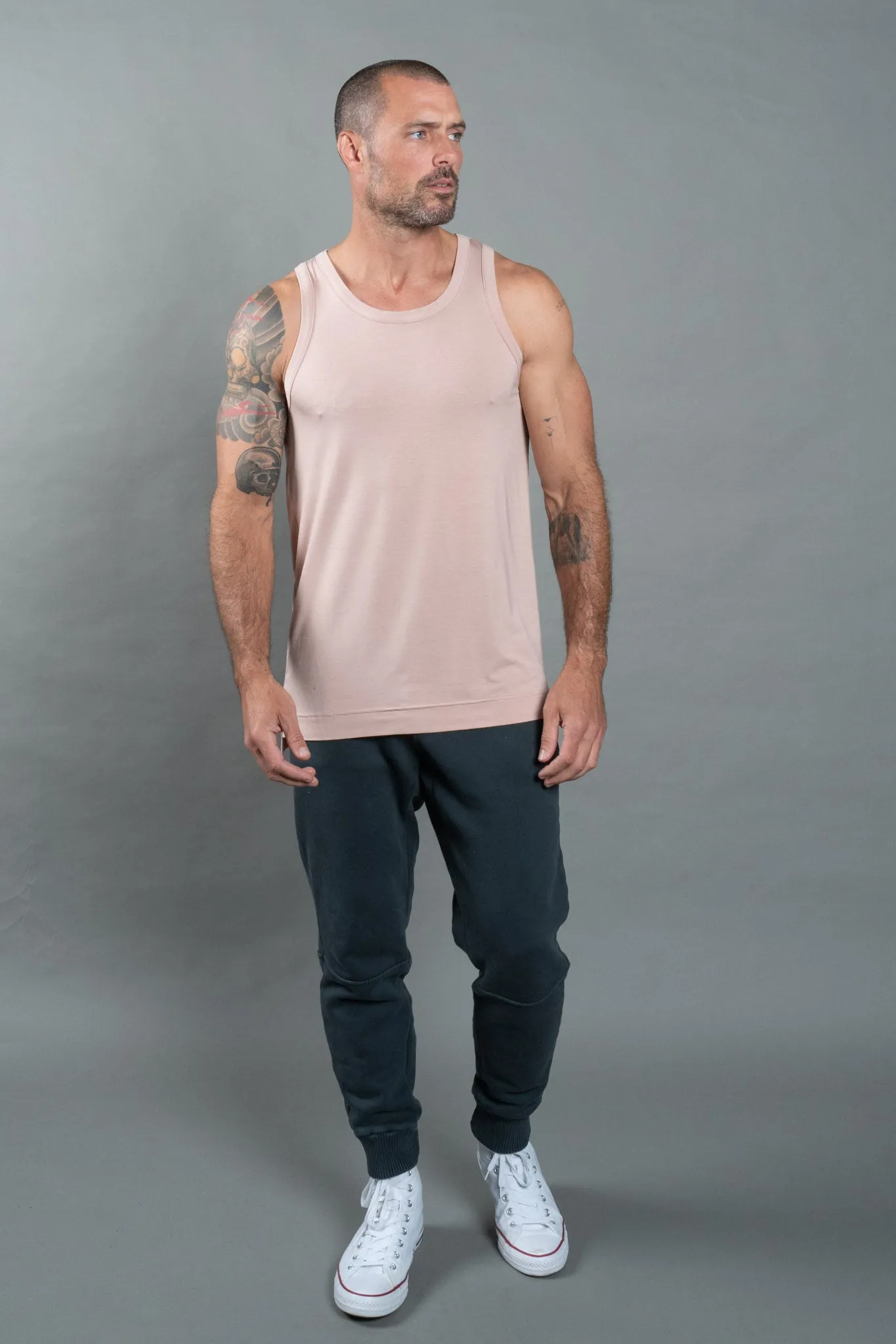 Men's Modal Hi-Lo Tank