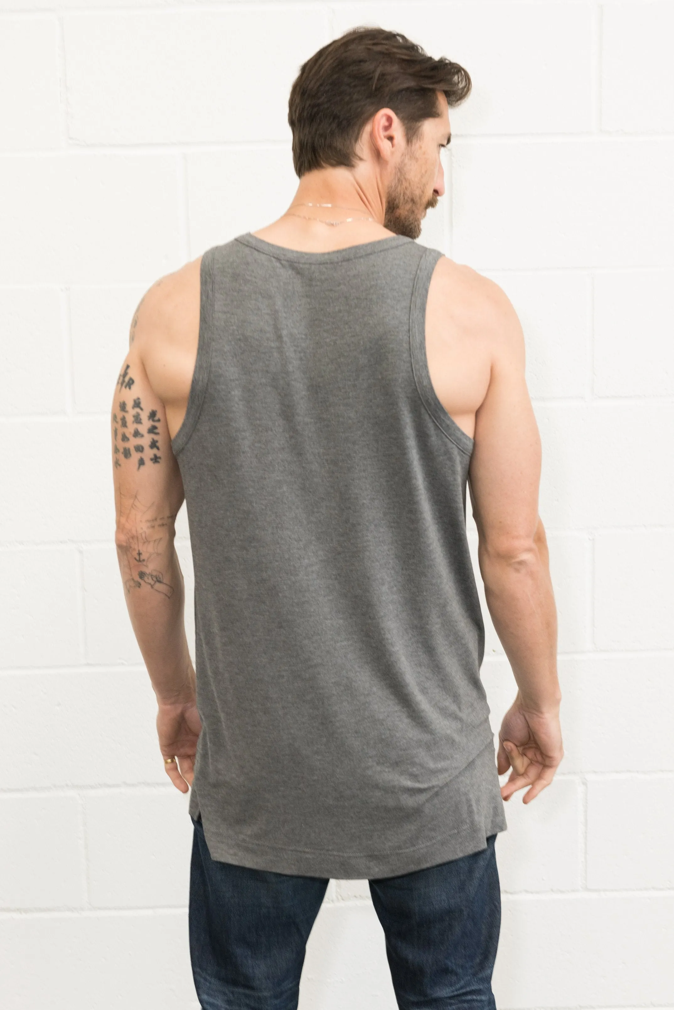 Men's Modal Hi-Lo Tank